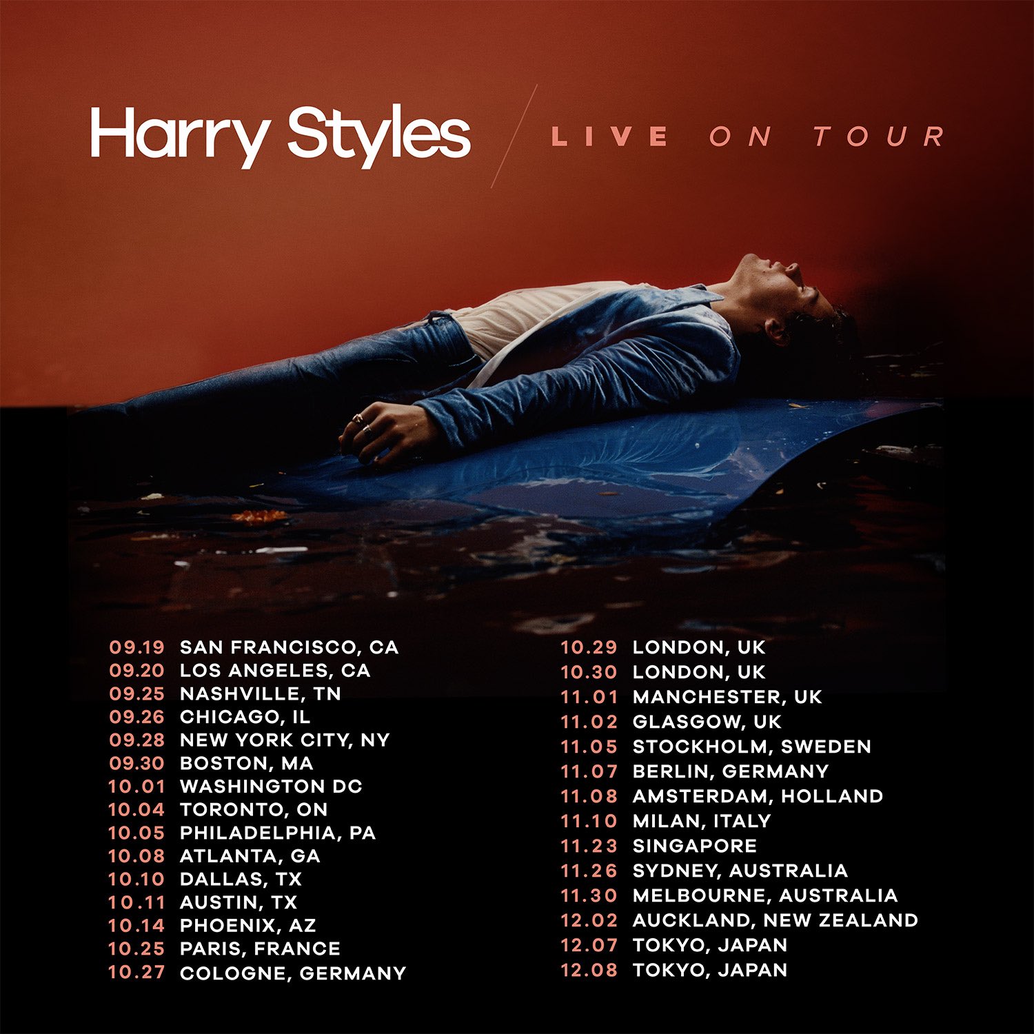 Harry Styles Live on Tour 2017/2018 • forum.chorus.fm